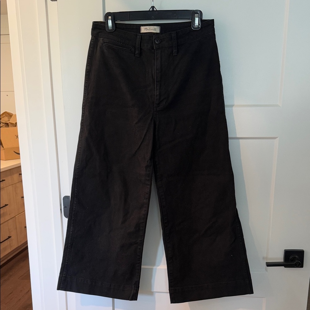 Madewell Black Crop Jeans